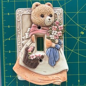 Takahashi Bear Vintage Light Switch Cover